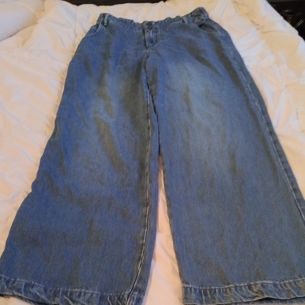 Super Comfy Wide-Leg Denim Jeans - Small